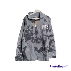 Pink Victoria secret  1/4 zip sweatshirt